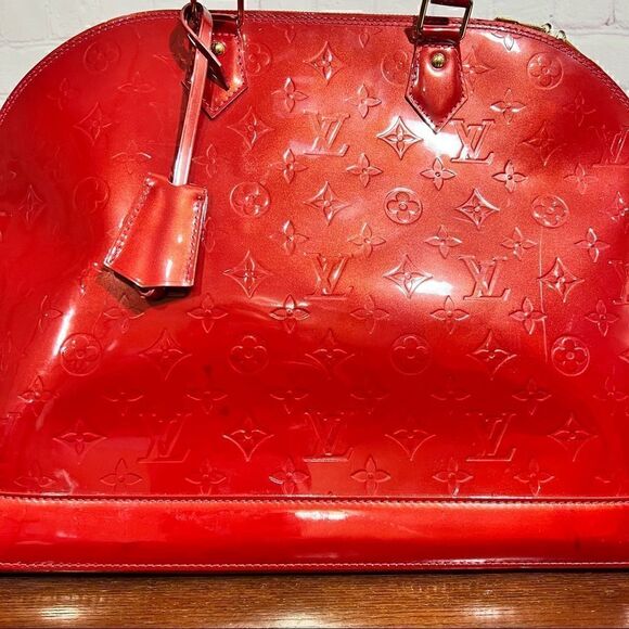 LOUIS VUITTON Vernis Alma GM Pomme D'Amour in excellent condition Y2K fashion - Picture 7 of 14